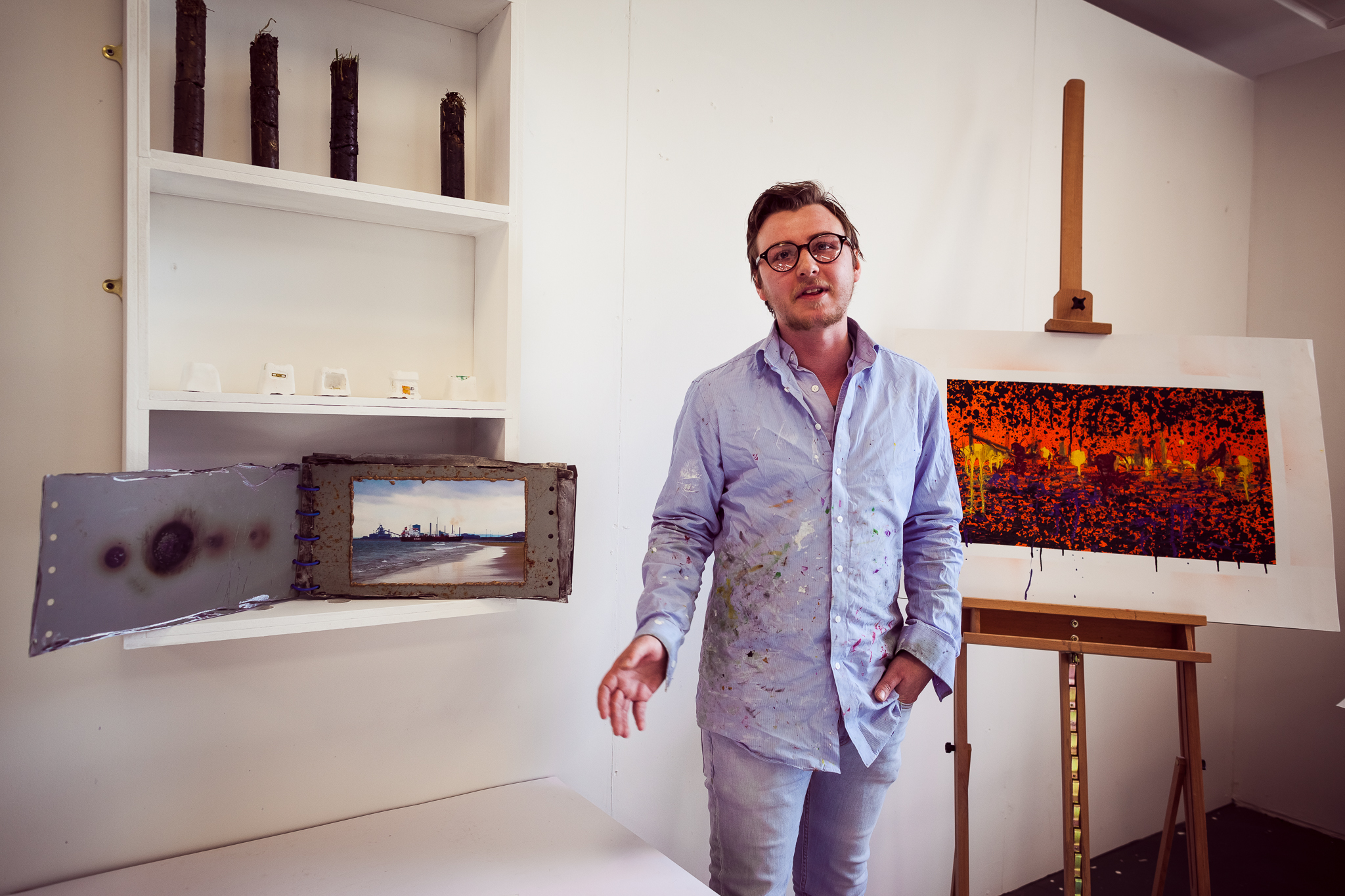 CCAD fine art student