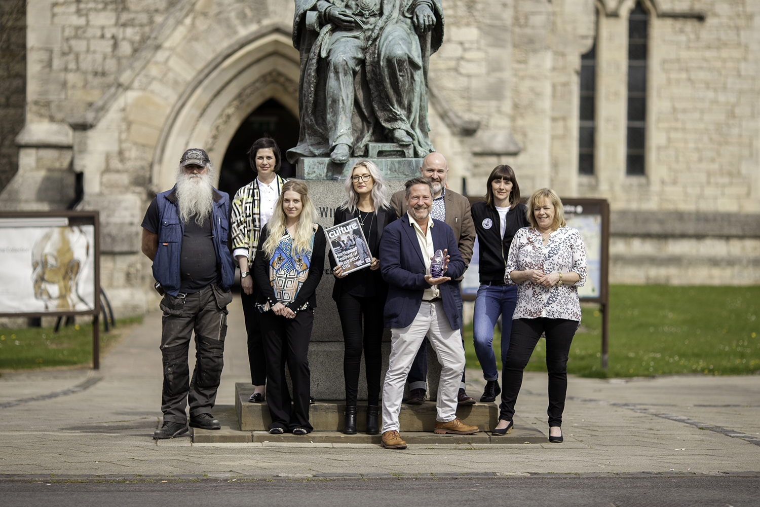 Festival-of-Illustration-Best-Event-Teesside-at-The-Journal-Culture-Awards-2016-Group-pic-at-Hartlepool-Art-Gallery-1