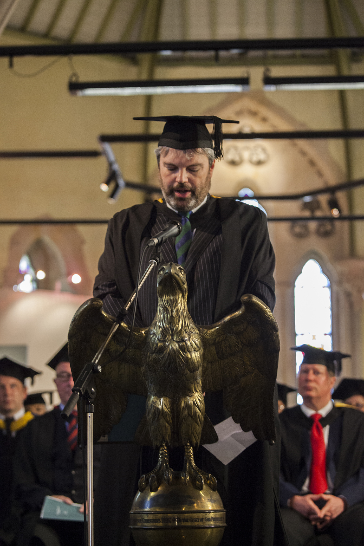 Principal Martin Raby in christ church