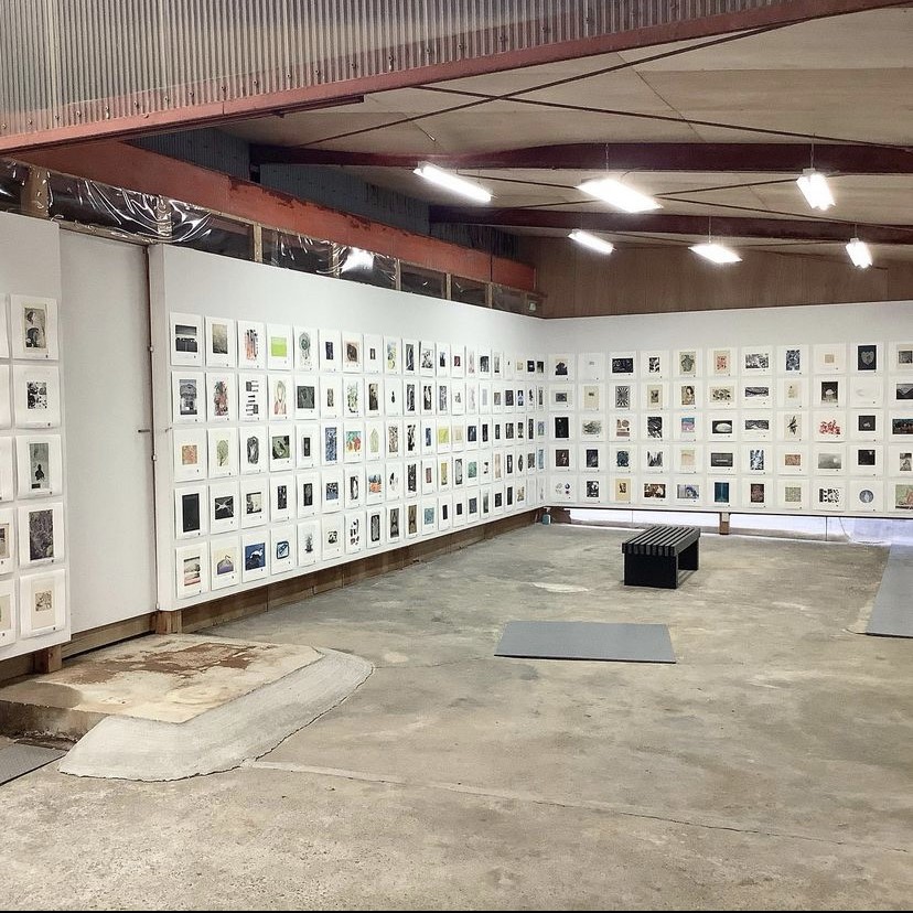 Japan, Exhibition, flyer, mini print, creative, art, festival, paper, awagami